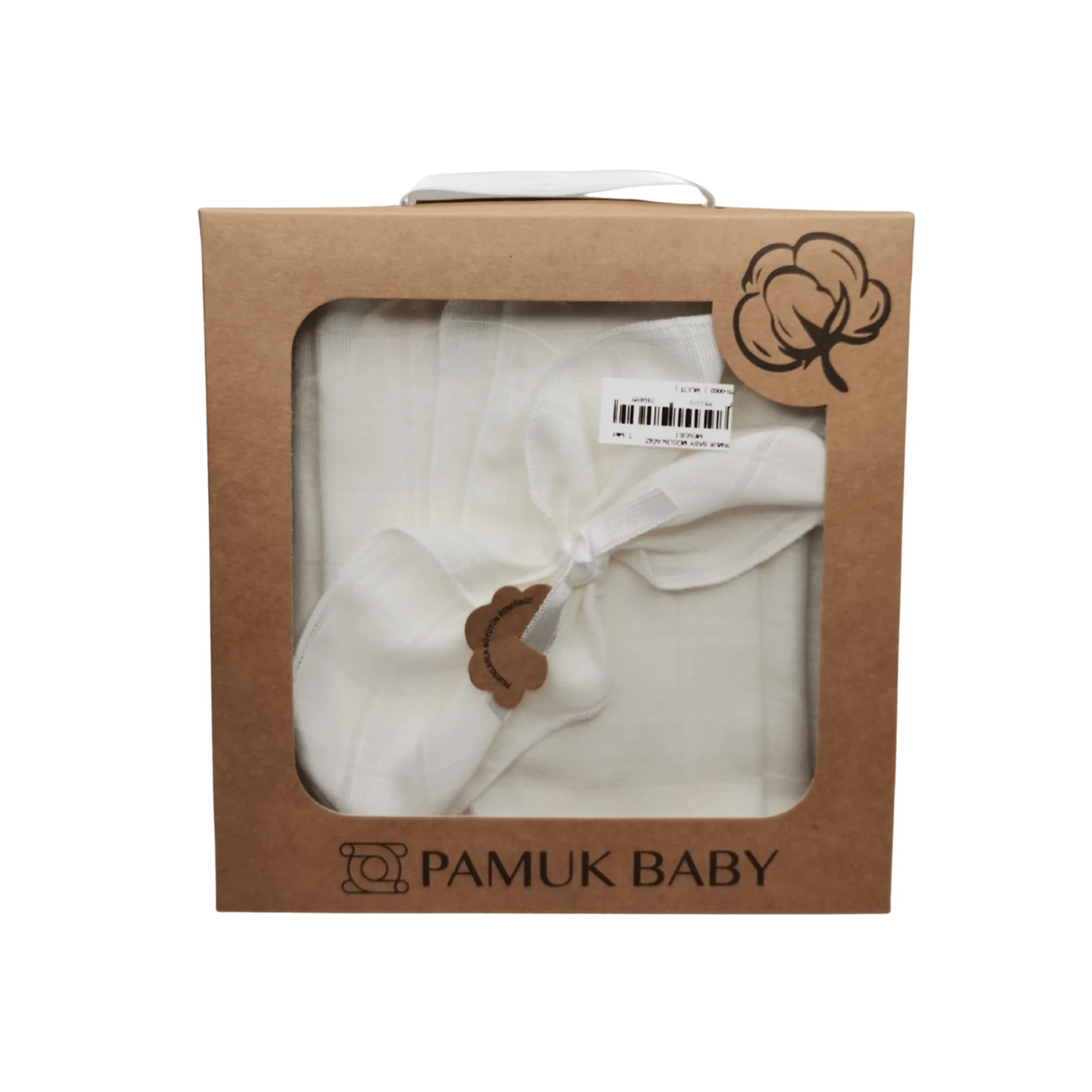 %100 Pamuk Penye Unisex Bebek Ağız Mendili Seti