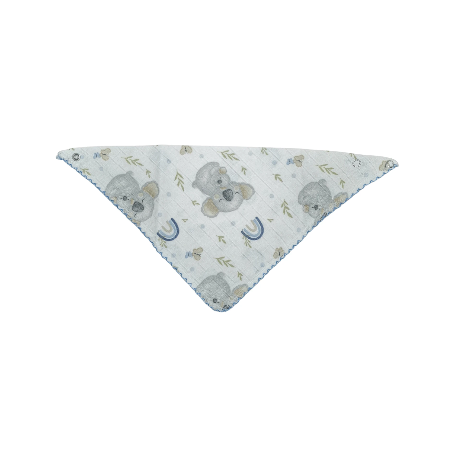 Koala Desenli Müslin Fular Bebek Önlüğü