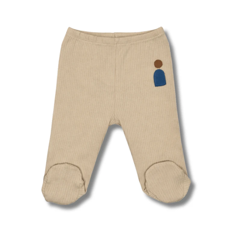 Erkek Bebek %95 Pamuk %5 Likra Düz Patikli Alt