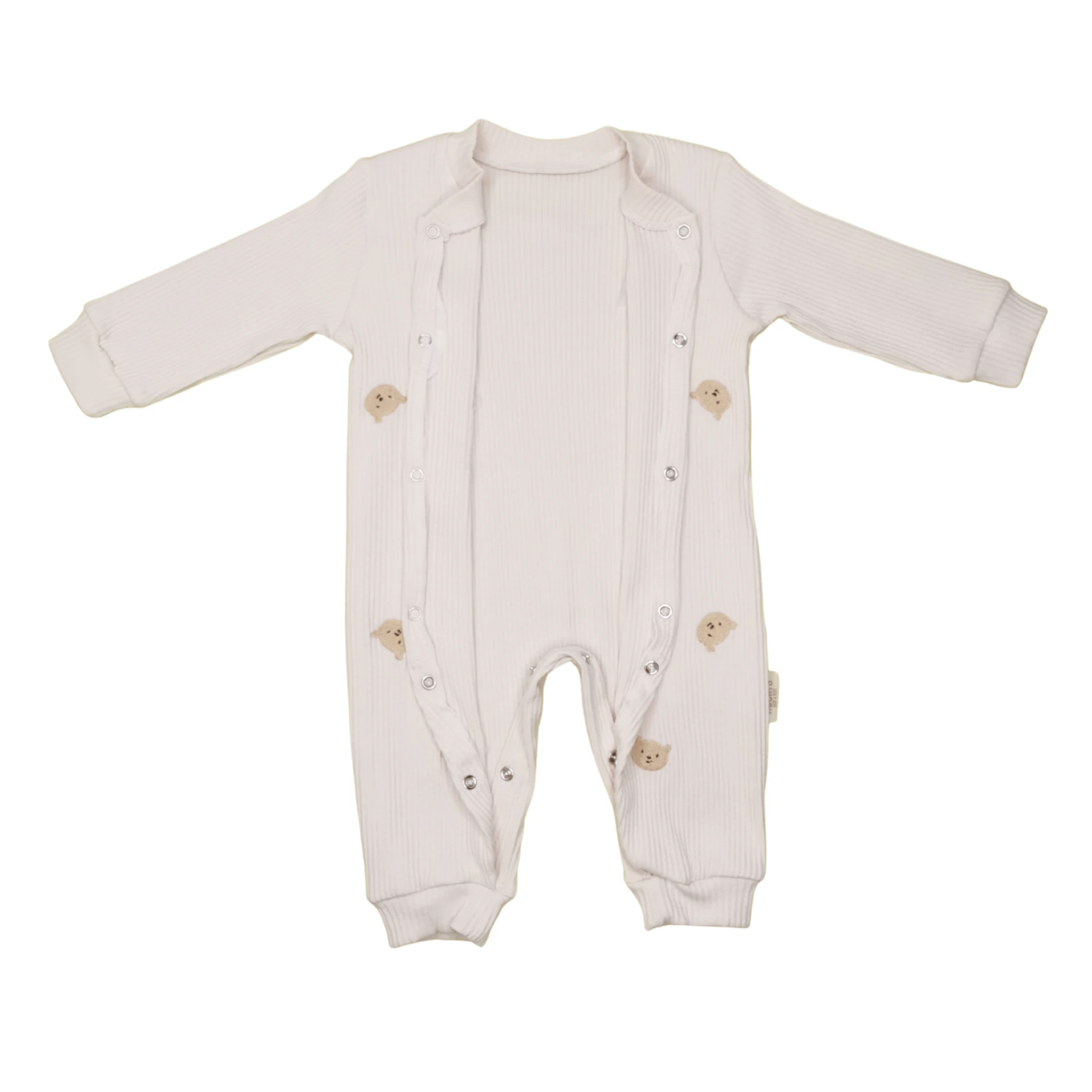 Minik Ayı Nakışlı Unisex Bebek Tulum