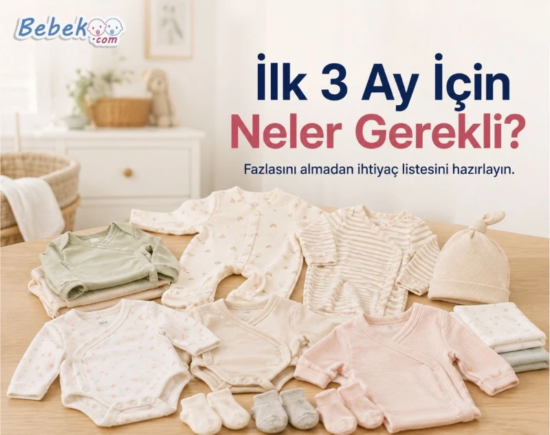 0-3 Ay Bebek Kıyafet Listesi: Neler Alınmalı?