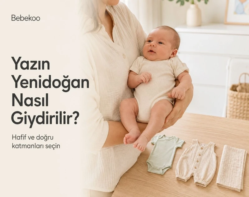 Yazın Yenidoğan Bebek Nasıl Giydirilir?